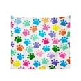 thumbnail image 1 of Tapestry Wall Hanging Dogs Foot Prints Tapestries Home Decor for Bedroom Aesthetic 60 X40 IN, 1 of 3