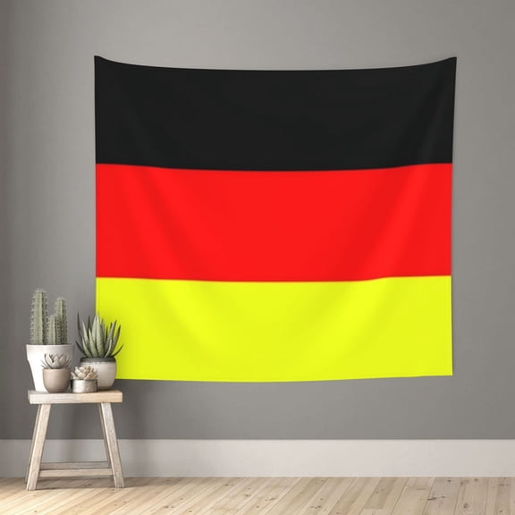 Tapestry Wall Hanging German Flag Germany Wall Poster Tapestries For Bedroom Living Room Office Wall Decor 60x51in