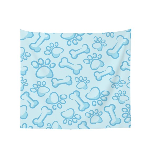 Tapestry Wall Hanging Repeating Paw Pattern Tapestries Home Decor for Bedroom Aesthetic 60 X40 IN