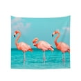 thumbnail image 1 of Tapestry Wall Hanging Vintage Flamingos Standing Tapestries Home Decor for Bedroom Aesthetic 37 X29 IN, 1 of 3
