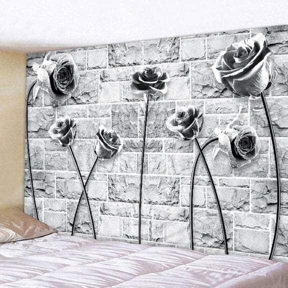 Tapestry Wall Hanging, Wall Decor Tapestry Solid Colored Printed Decorative Tapestry Wall Carpet Marble-M