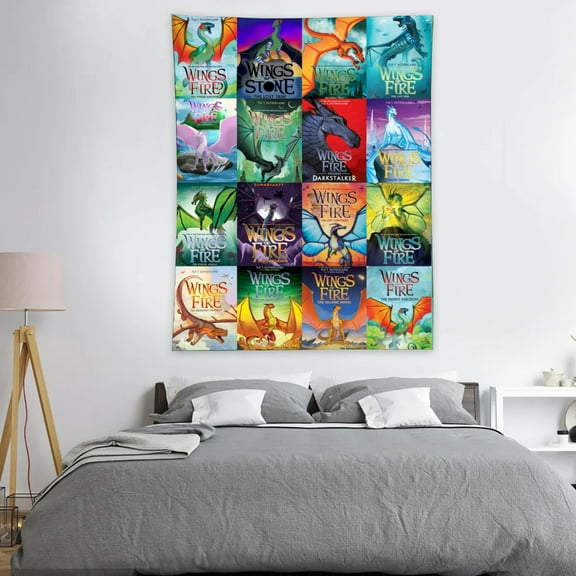 Tapestry Wings of Fire Wall Hanging Decor for Bedroom Wall Art Funny Home Decoration 30x40in
