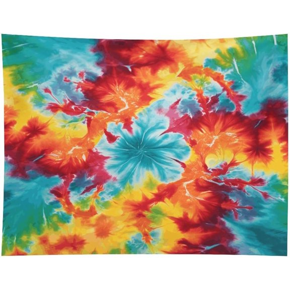 Tapestry for Bedroom, Color Tie Dye Print Room Decor, Unique Tapestries Wall Hanging for Bedroom Dorm Living Room 30x40 Inch