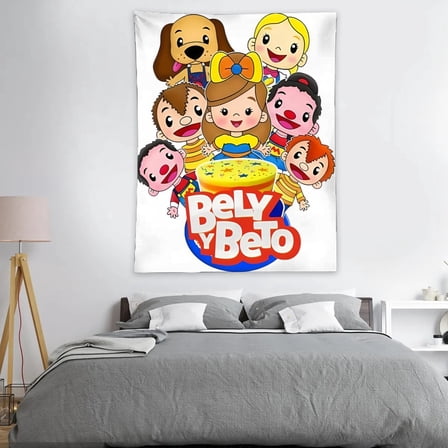 Tapestry for Bely y Beto Bedroom Dorm wall hanging Poster Backgrounds Wall Art Decorations Kids Girls Teens Gifts Funny 40×30 inch