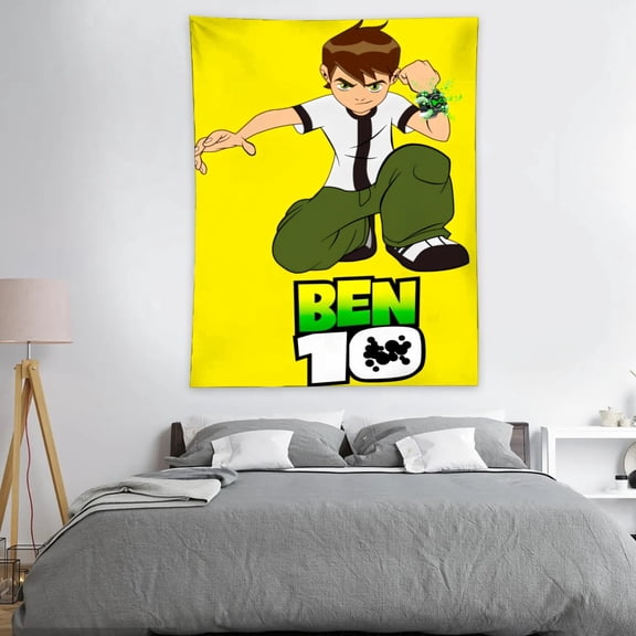 Tapestry for Ben 10 wall hanging Bedroom Dorm Wall Art Funny Backgrounds Poster Decorations Kids Girls Teens Gifts Funny 40×30 inch