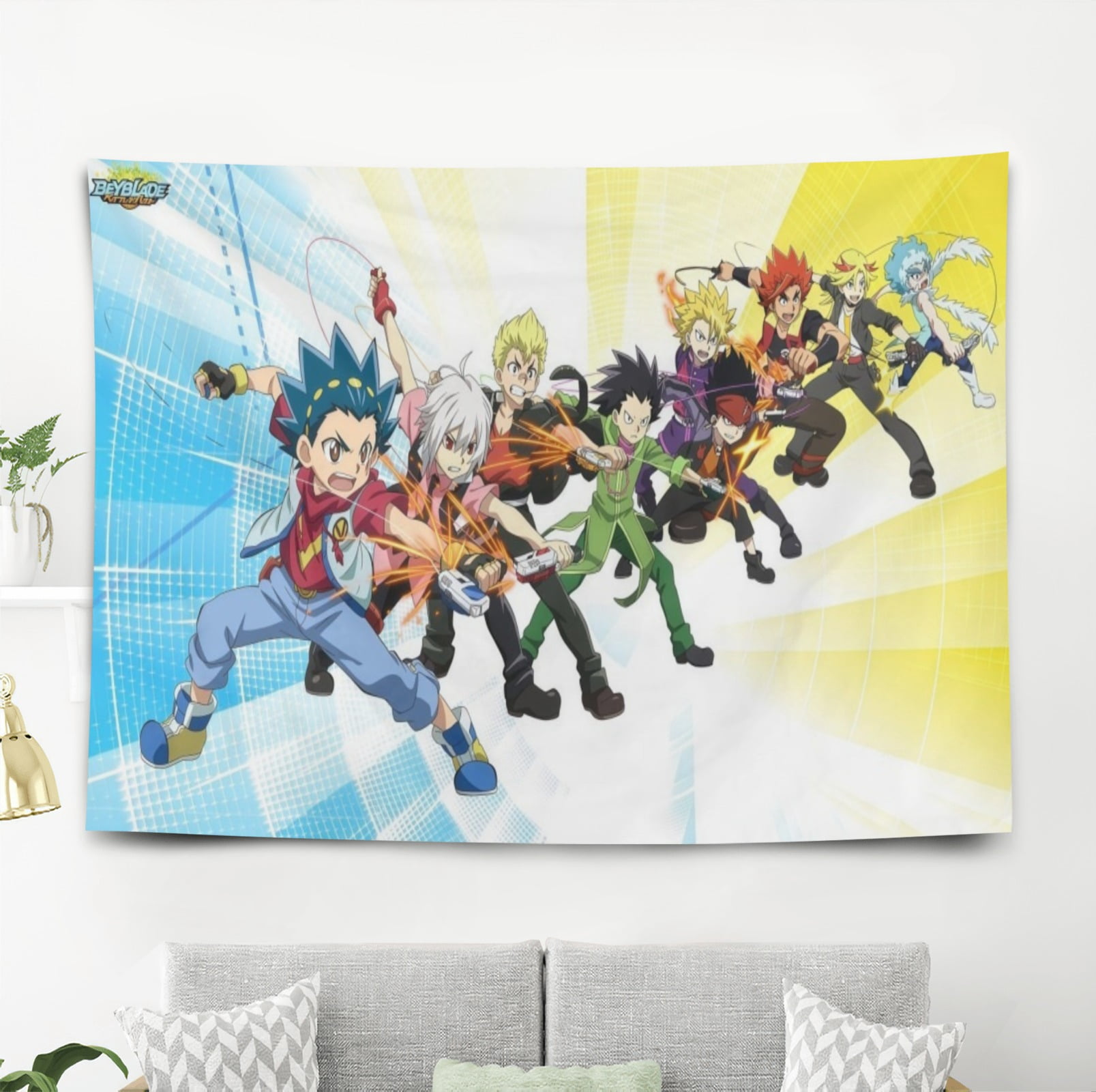 Tapestry for Beyblade Burst Bedroom Dorm wall hanging Poster ...