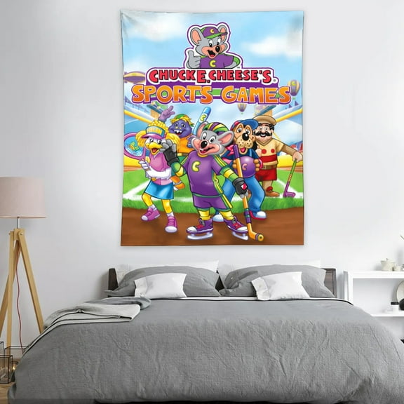 Tapestry for Chuck E Cheese wall hanging Bedroom Dorm Wall Art Funny Backgrounds Poster Decorations Kids Girls Teens Gifts Funny 40×30 inch