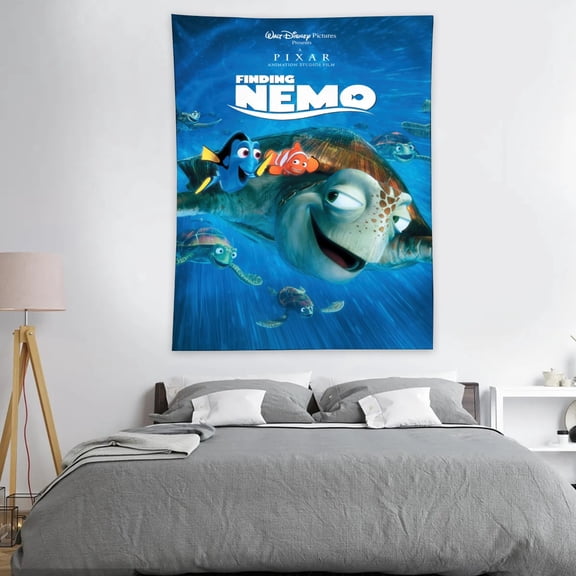 Tapestry for Finding Nemo Wall Hanging Art Decor for Living Room Bedroom Dorm Teens Boys Girl Funny Poster 30x40in