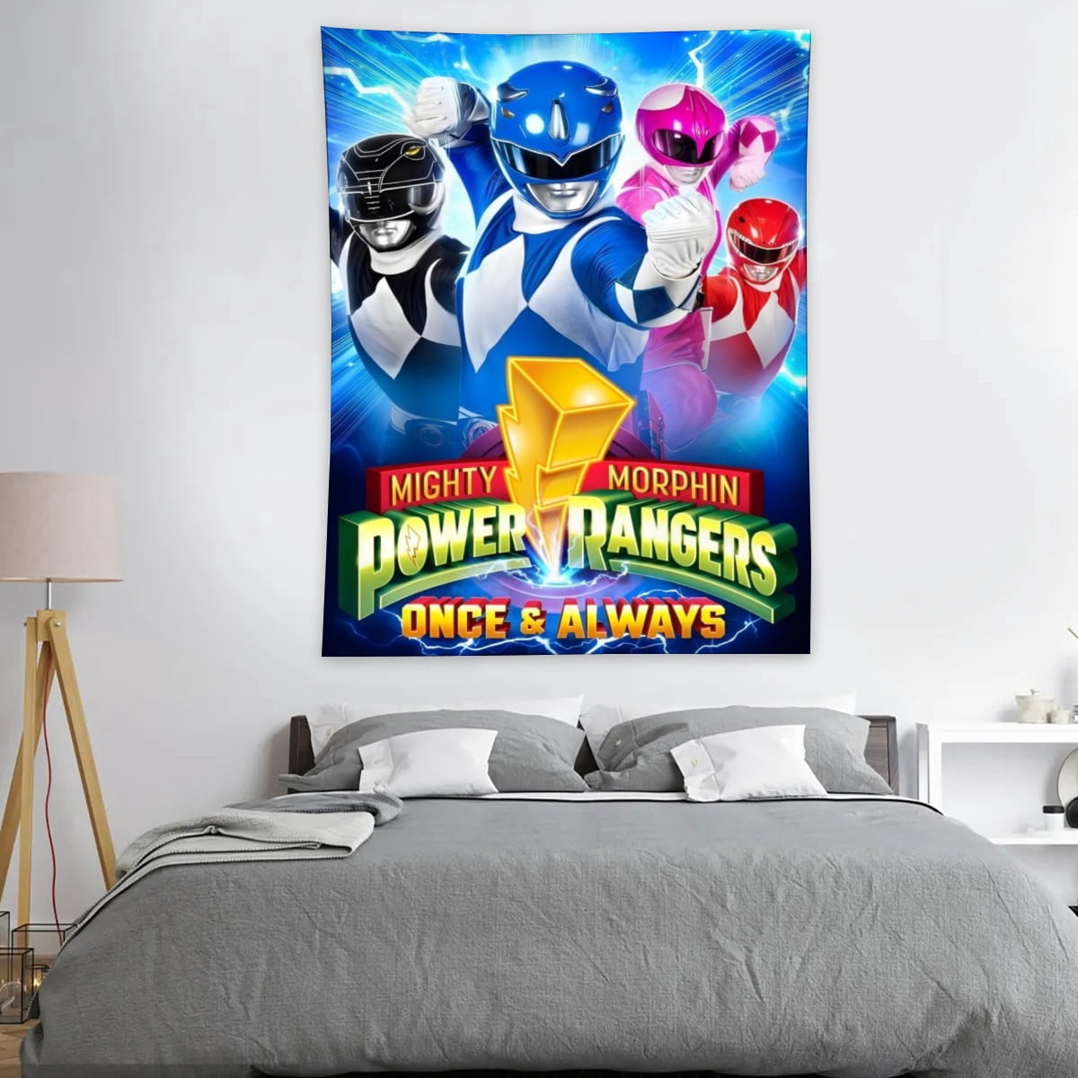 Tapestry for Mighty Morphin Power Rangers wall hanging Bedroom Dorm ...