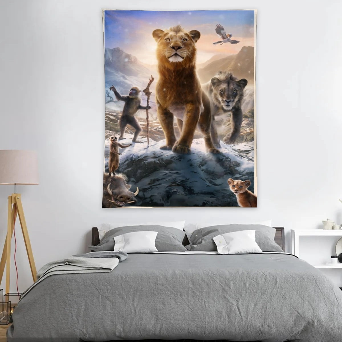 Tapestry for Mufasa: The Lion King Bedroom Dorm wall hanging Poster ...