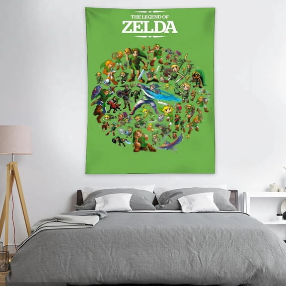 Tapestry for The Legend of Zelda wall hanging Bedroom Dorm Funny Backgrounds Poster Wall Art Decorations Kids Girls Teens Gifts Funny 40×30 inch