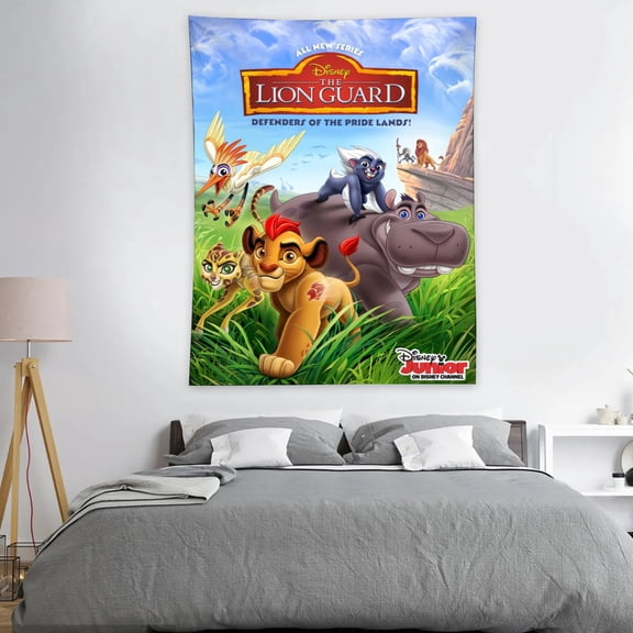 Tapestry for The Lion Guard Bedroom Dorm wall hanging Funny Poster Backgrounds Wall Art Decorations Kids Girls Teens Gifts Cute 40×30 inch