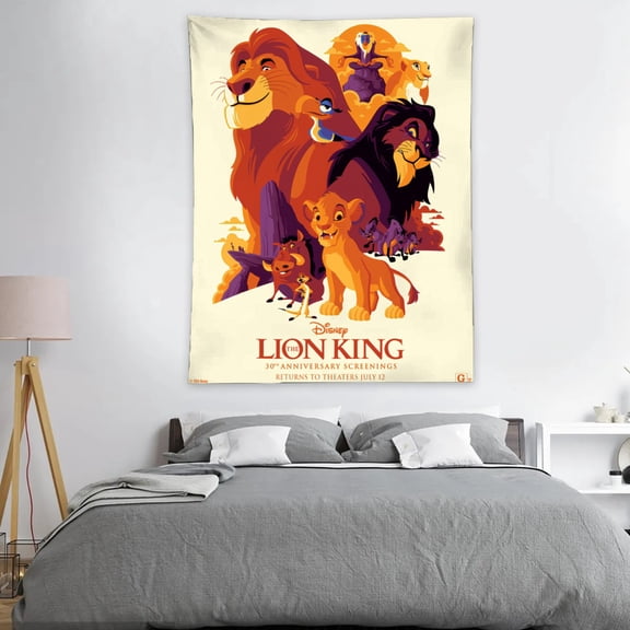 Tapestry for The Lion Guard wall hanging Bedroom Dorm Funny Backgrounds Poster Wall Art Decorations Kids Girls Teens Gifts Funny 40×30 inch