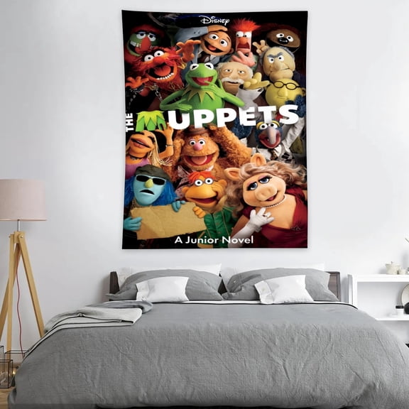 Tapestry for The Muppets Bedroom Dorm wall hanging Poster Backgrounds Wall Art Decorations Kids Girls Teens Gifts Funny 40×30 inch