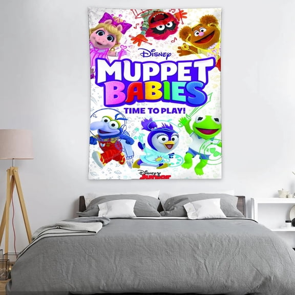 Tapestry for The Muppets wall hanging Bedroom Dorm Funny Backgrounds Poster Wall Art Decorations Kids Girls Teens Gifts Funny 40×30 inch
