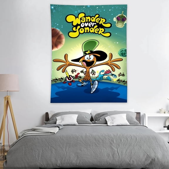 Tapestry for Wander Over Yonder Bedroom Dorm wall hanging Poster Backgrounds Wall Art Decorations Kids Girls Teens Gifts Funny 40×30 inch
