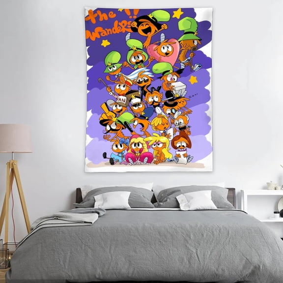 Tapestry for Wander Over Yonder wall hanging Bedroom Dorm Wall Art Funny Backgrounds Poster Decorations Kids Girls Teens Gifts Funny 60×40 inch