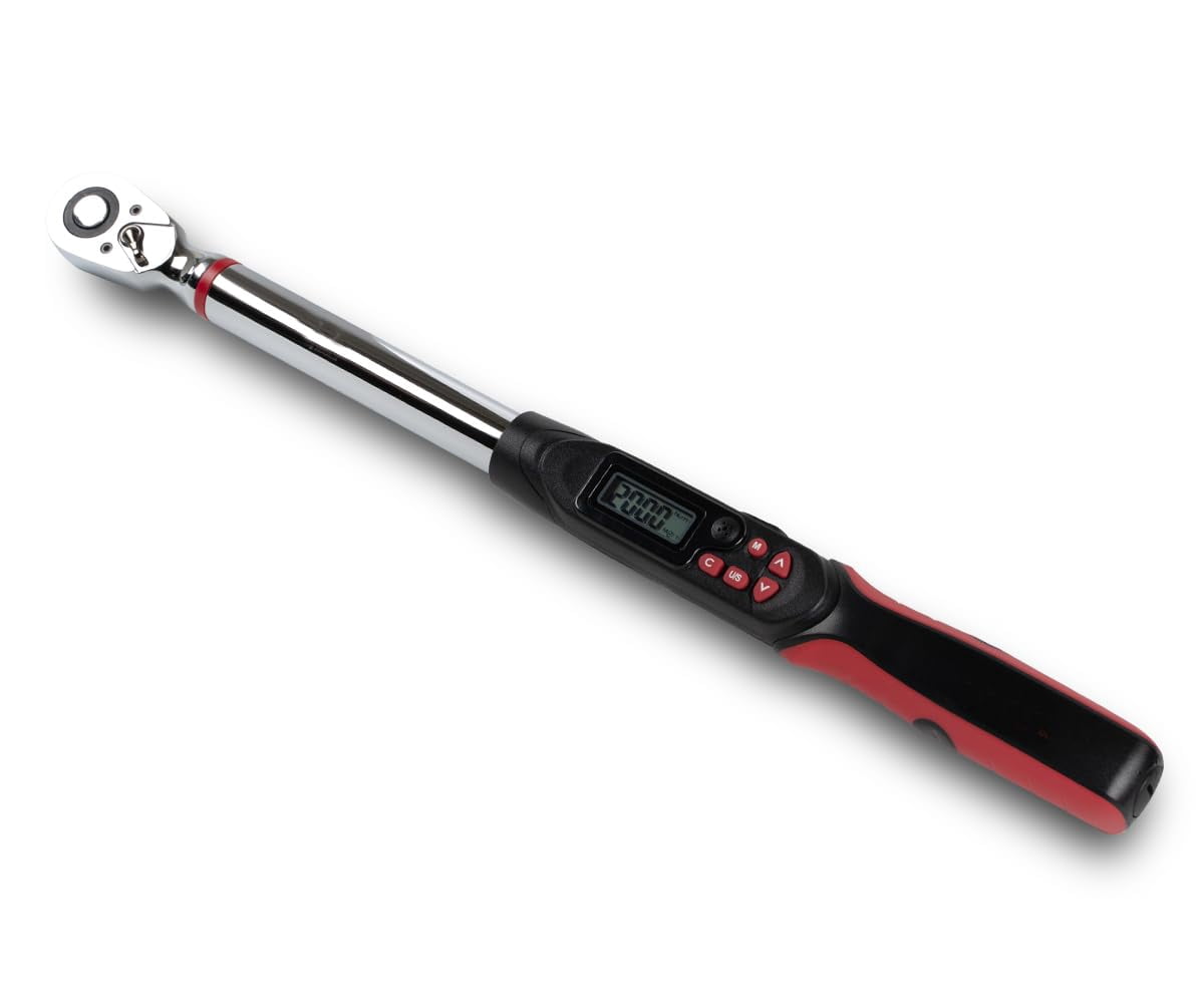 Tapha Tools Bit-Head Mini Digital Torque Wrench 1/4" Drive Adaptor, 0.221-4.424