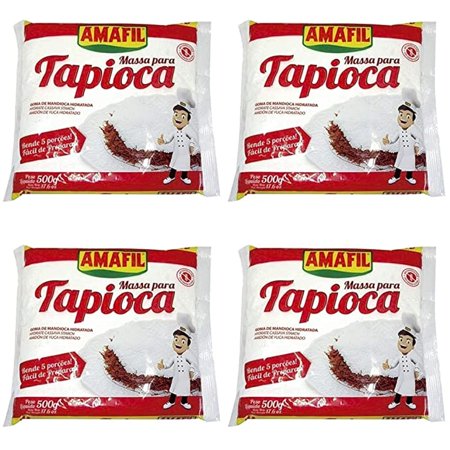Tapioca Flour 500g (17.6oz) Para Tapioca ( 4 Pack)