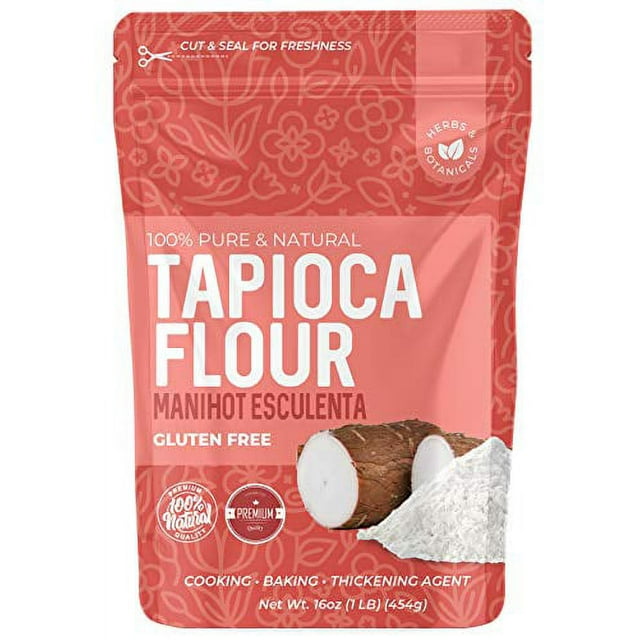 Tapioca Flour Starch, 1 Lb, Glutenfree & nonGMO (Thickener for Food