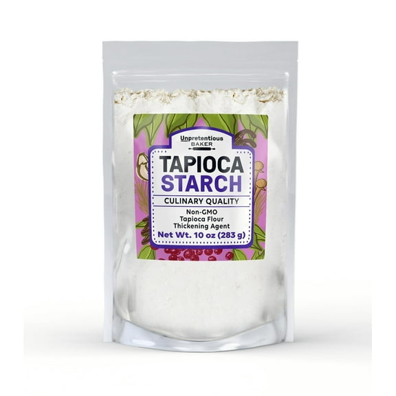 Tapioca Starch By Unpretentious Baker, 10 oz, Vegan & Gluten-Free, Cornstarch Replacement
