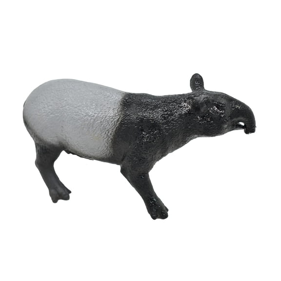 Tapir Malayan, Squeaky Realistic Model Toy Plastic Replica Educational Gift 5" F1638 B82