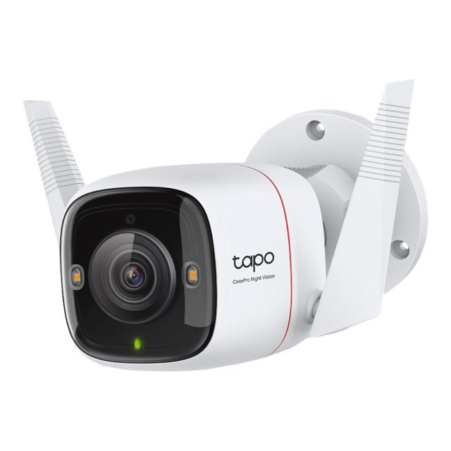 Tapo C325WB V1 - Network surveillance camera - bullet - outdoor - dustproof / weatherproof - color (Day&Night) - 4 MP - 2688 x 1520 - 2K - fixed focal - audio - wireless - Wi-Fi - 2.4GHz radio - H.264 - DC 9 V
