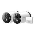 thumbnail image 1 of Tapo C420S2 V1 - 2 x Tapo C420 Cameras + Tapo H200 Hub - network surveillance camera - indoor, outdoor - dust resistant / water resistant - color (Day&Night) - 2560 x 1440 - 2K - fixed focal - audio - wireless - Wi-Fi - H.264, 1 of 17