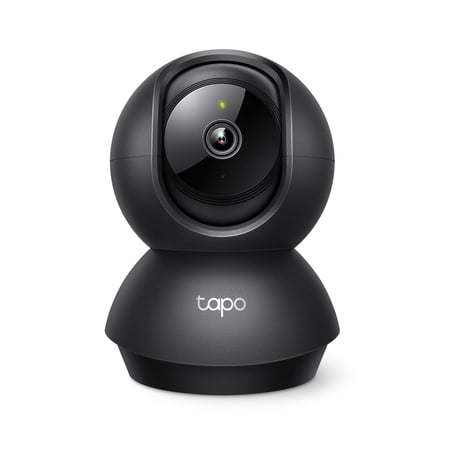 Tapo Pan/Tilt Home Security Wi-Fi Camera (Black)