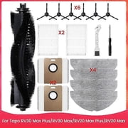 Tapo RV30 Max Plus/RV30 Max/RV20 Max Plus/RV20 Max Robot Vacuum Accessory Kit & Replacement Parts