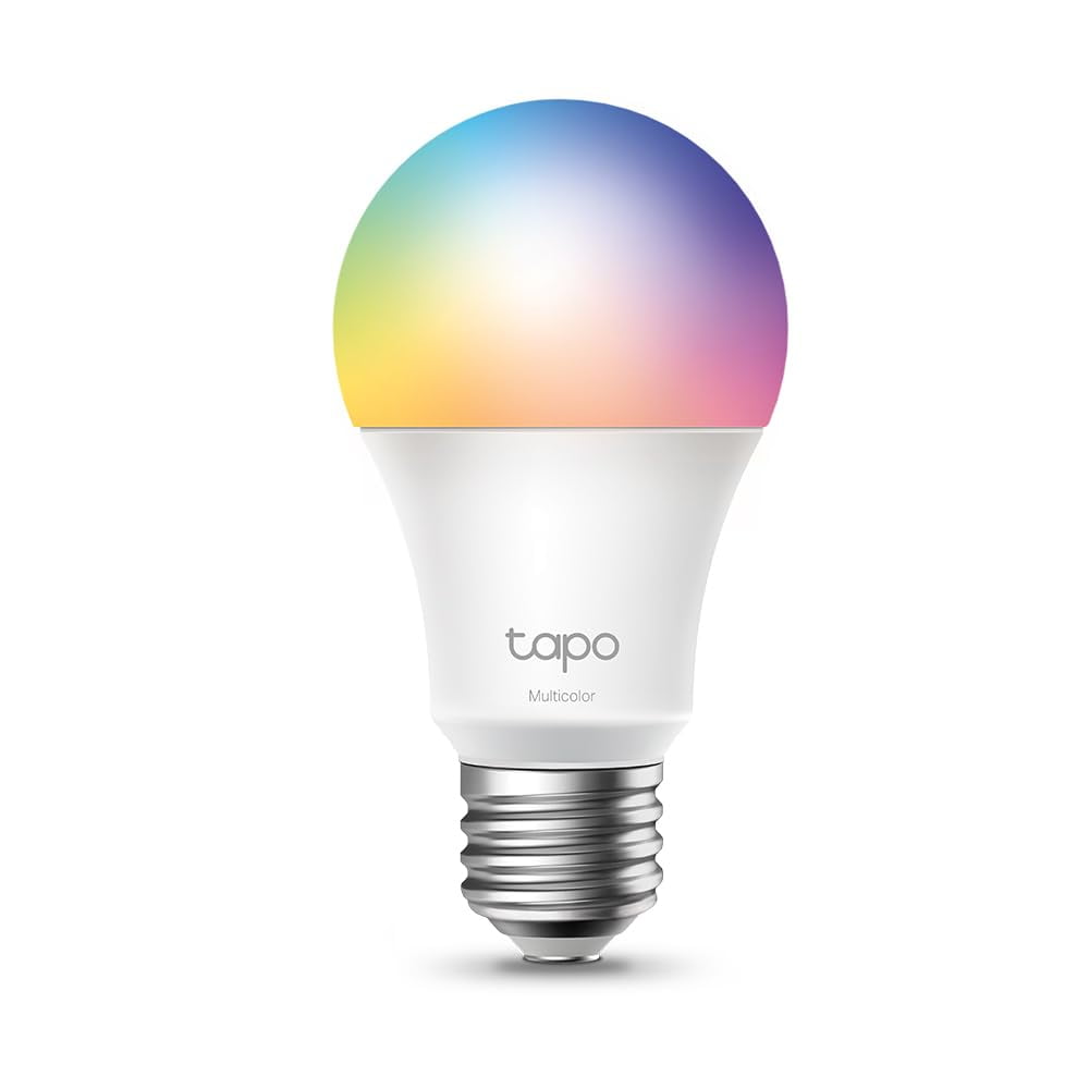 Tapo TP-Link Smart Light Bulbs, 16M Colors RGBW, Dimmable, Alexa Frustration-Free Setup, A19, 60W Equivalent, 800LM CRI90, 2.4GHz WiFi only L531E