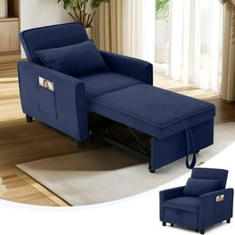 Floor Sofa Adjustable Lazy Sofa Chair Sleeper Bed Folding Lounge Couch 5 Position Adjustment Back Video Gaming Sofa with Two Pillows Walmart
