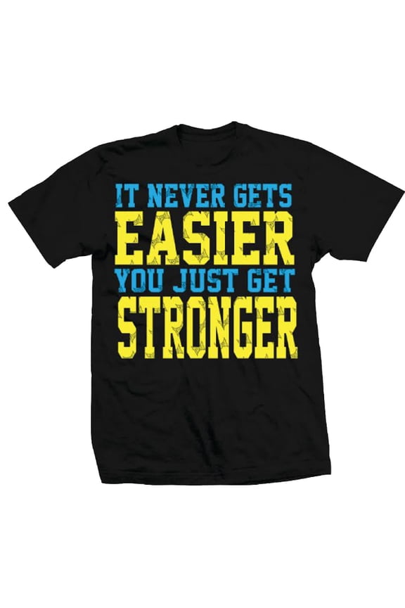 Never Gets Easier Adult T-Shirt