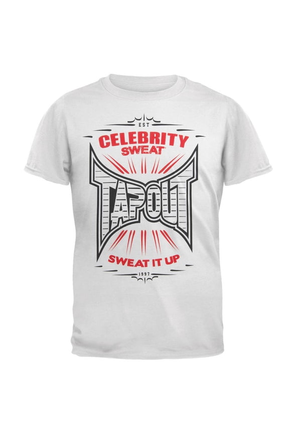 Tapout - Celebrity Sweat Inspiration Mens T Shirt White LG