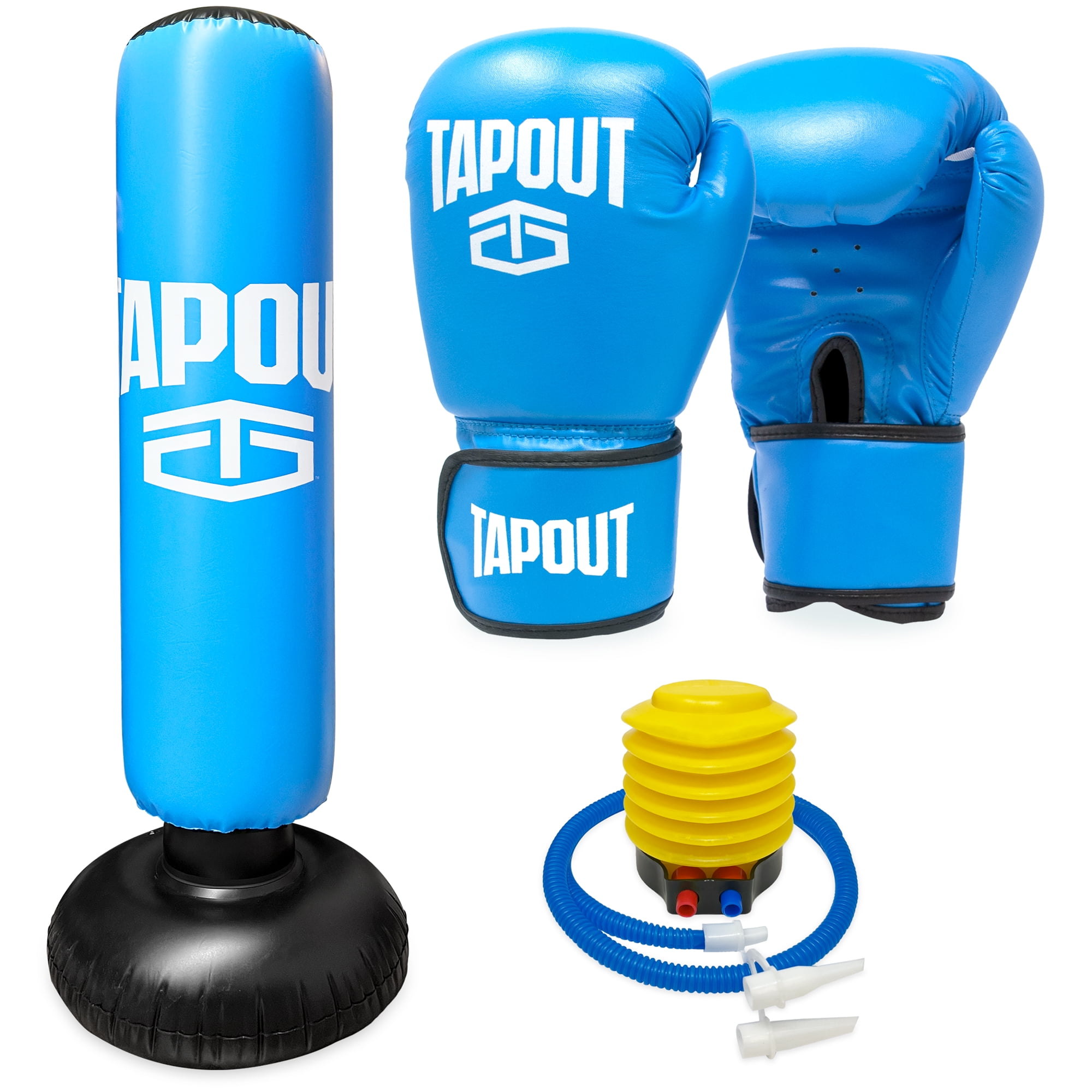 ★TOUT Y EST★ MINI PUNCHING LOGO BAG BLUE FDQSABA807M Tapout-Kids-Blue-Boxing-Kit-8-