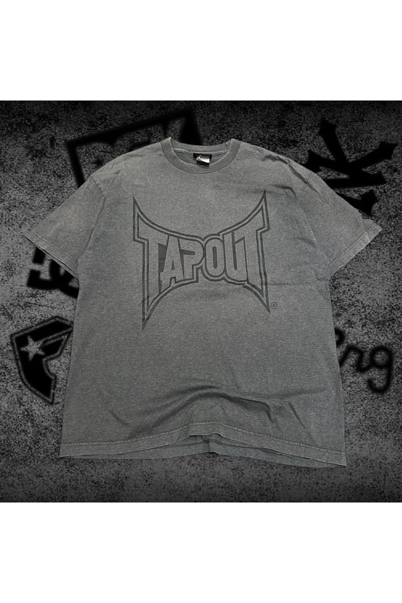 Tapout Logo MMA Fighter Shirt Vintage Combat Sports Gym Training Graphic Tee Martial Arts Fan Comfort Colors Unisex Cotton Shirt S-3XL