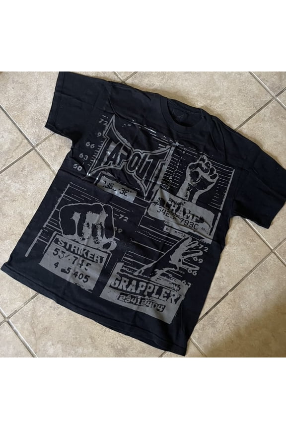 Tapout MMA Fighter Training Shirt Striker Grappler Combat Sports Gym Graphic Tee Comfort Colors Unisex Cotton Shirt S-3XL