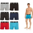 thumbnail image 1 of Tapout Mens Performance Boxer Briefs - SPORTY FIT Short Leg 6-Pack Mystery Colors Stretch Underwear Breathable No Fly S-5X, 1 of 8
