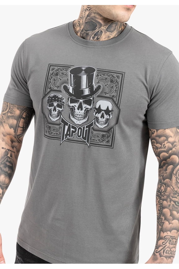 Tapout Skull Graphic MMA Fighter Shirt Vintage Combat Sports Gym Training Grunge Graphic Tee Martial Arts Fan Comfort Colors Unisex Cotton Shirt S-3XL