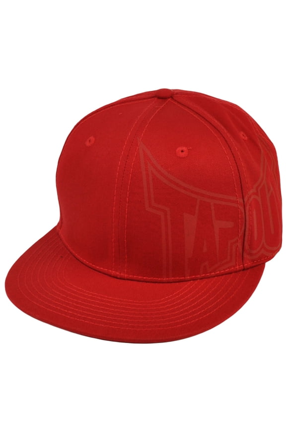 Tapout UFC MMA Caged Mixed Martial Arts Flat Bill Red Flex Fit One Size Hat Cap