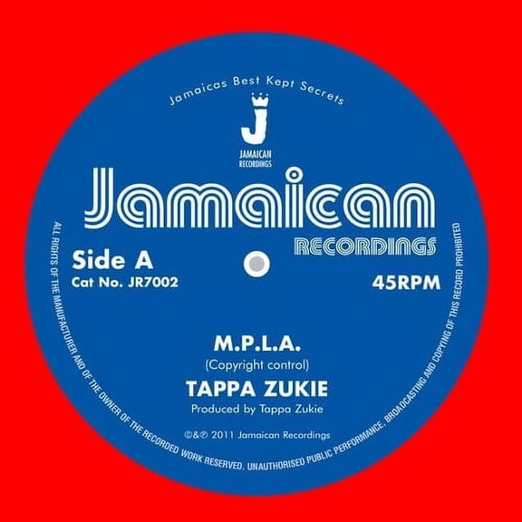 Tappa Zukie - M.P.L.A. - Music & Performance - Vinyl [7-Inch]