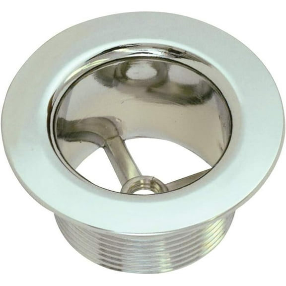 Tapped Strainer Body, 1-3/8 Inch x 16 Fine Thread, Chrome Plated, 35263