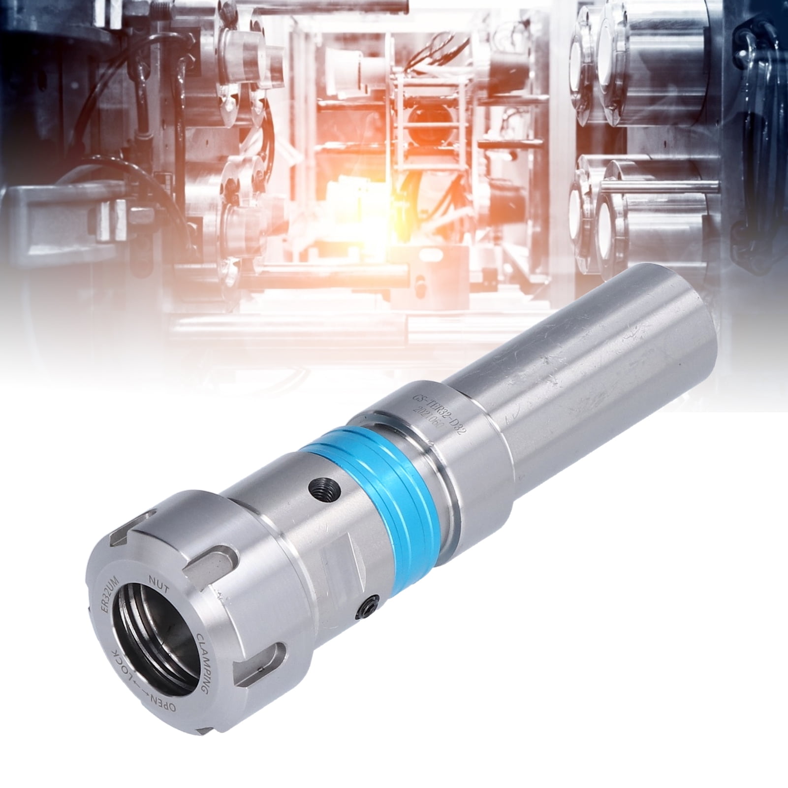 Tapping Extension Rod, Portable High Concentricity Telescoping Collet Chuck Taper Straight Shank