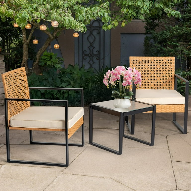 Tappio Piece Wicker Patio Furniture Set, Outdoor Conversation