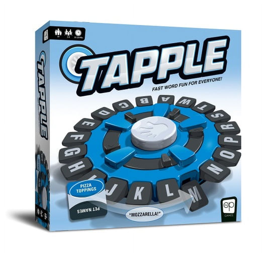 Tapple Word Game by USAopoly, Fast-Paced Family Board Game, 2 - 8 Players Ages 8 and up
