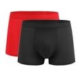 thumbnail image 1 of Taqqpue 2 Pack Mens' Boxer Briefs Super Fit Breathable Underwear Quick-Dry Performance Moisture-Wicking Soft Comfort Lightweight Briefs Underpants L-4XL, 1 of 4