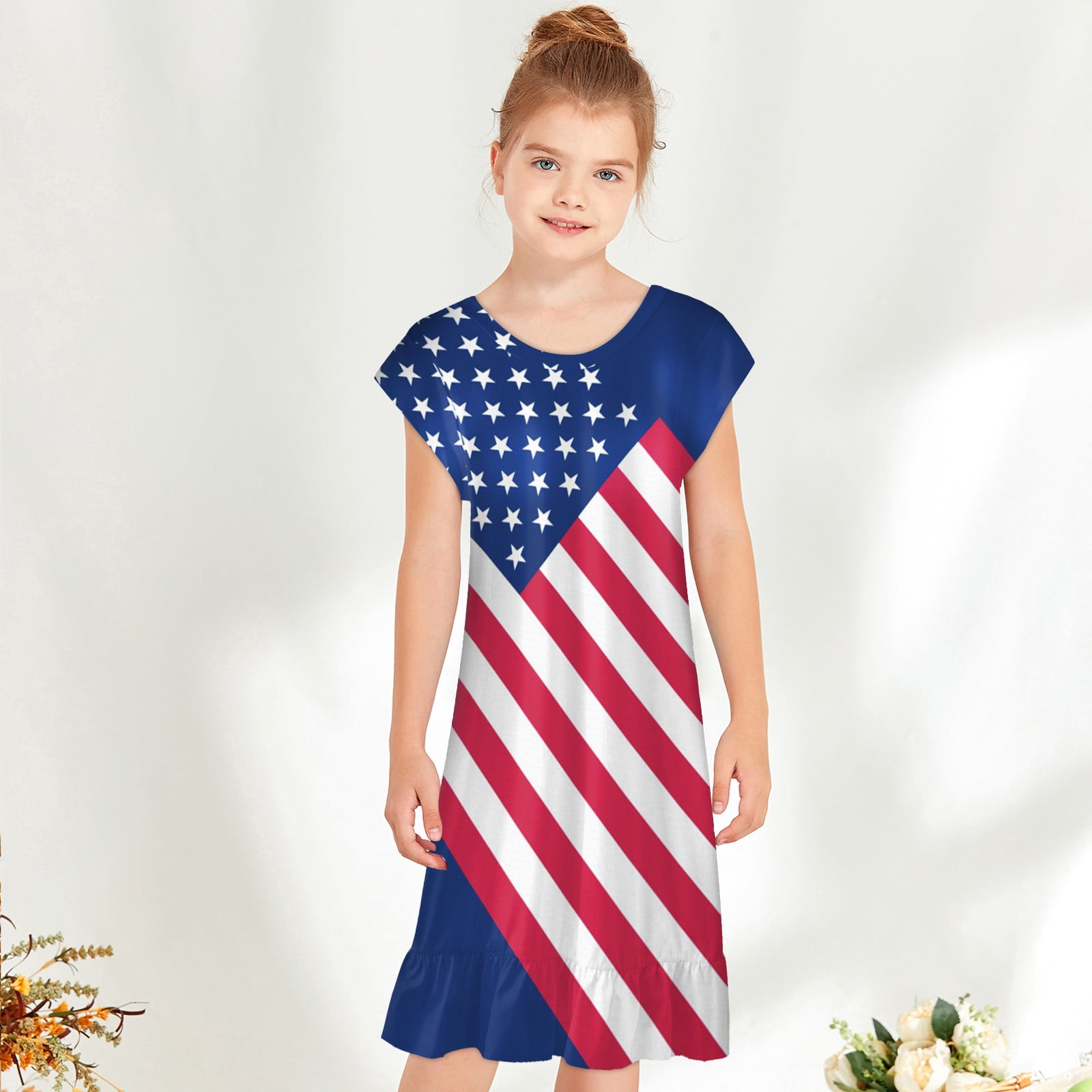 Taqqpue 4th of July Baby Girl Outfits Toddler Kids Baby Girls