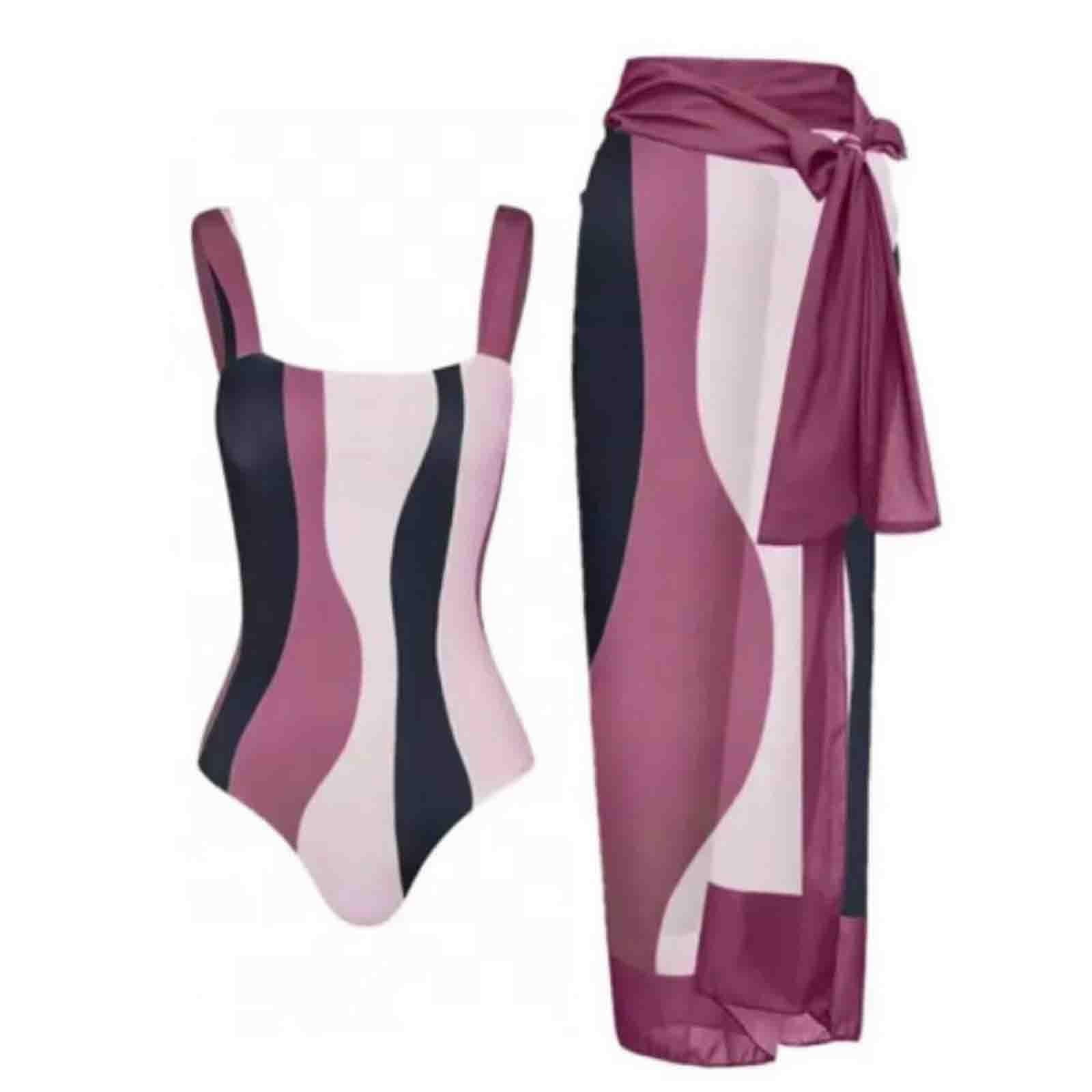 Taqqpue Bikini Sets for Women One Piece Swimsuit for Women with ...