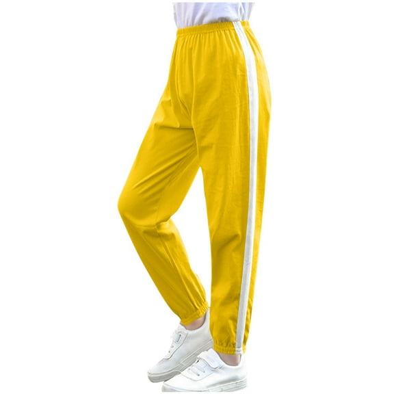 Taqqpue Boys Girls Lightweight Jogger Pants Youth Kids Quick Dry Hiking Pants Casual Active Athletic Pants Pull-on Lounge Joggers for Kids 3-12Y