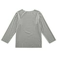 thumbnail image 1 of Taqqpue Boys Girls Long Sleeve Shirts Casual Solid Color Crewneck T Shirts Fall Loose Fit Plus Size Pullover Tops Soft Cotton Basic Tee Tops Sweatshirts for Kids 2-13Y, 1 of 5